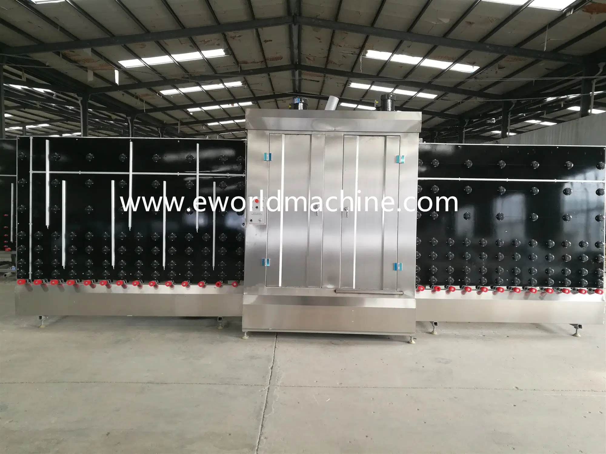 Factory Sale Vertical 2000mm Glass Washing Drying Equipment