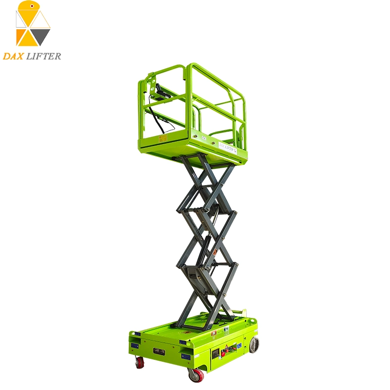 Indoor Outdoor Use Small Size Self Mobile Scissor Lift Platform