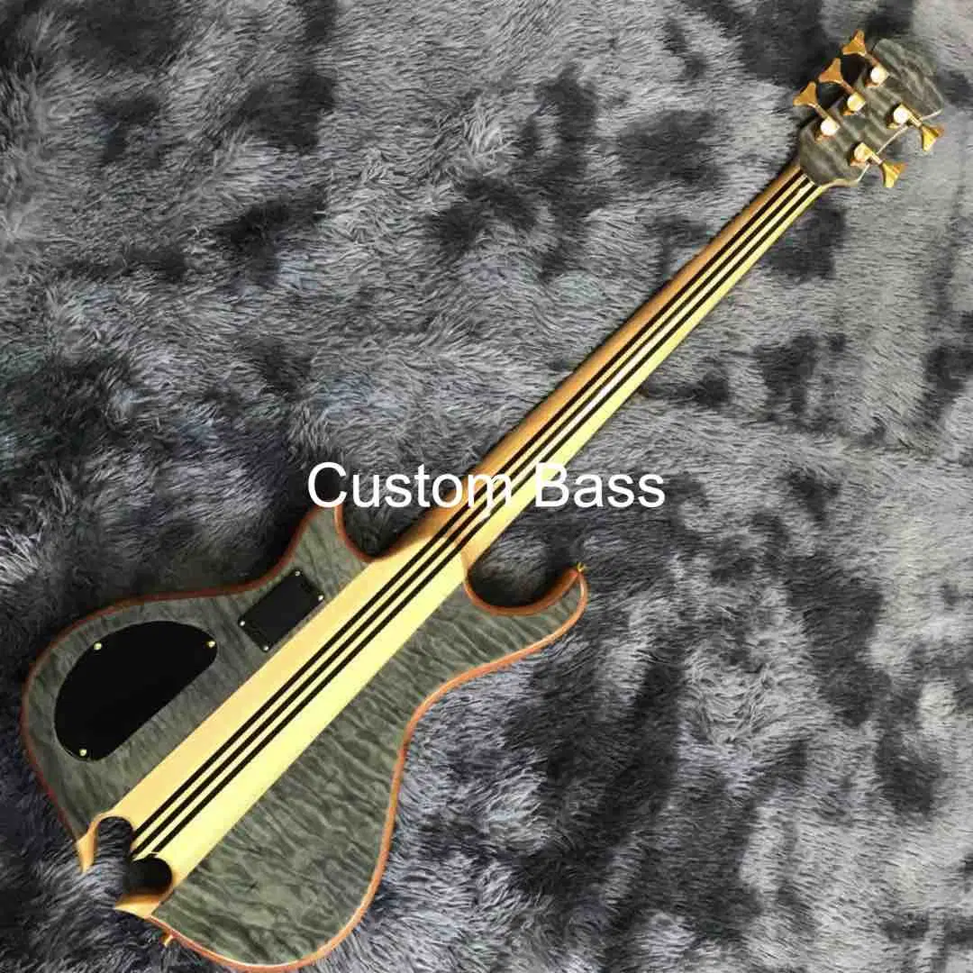 Custom 5 cordes guitare basse électrique, guitare basse, guitare acoustique, guitare basse