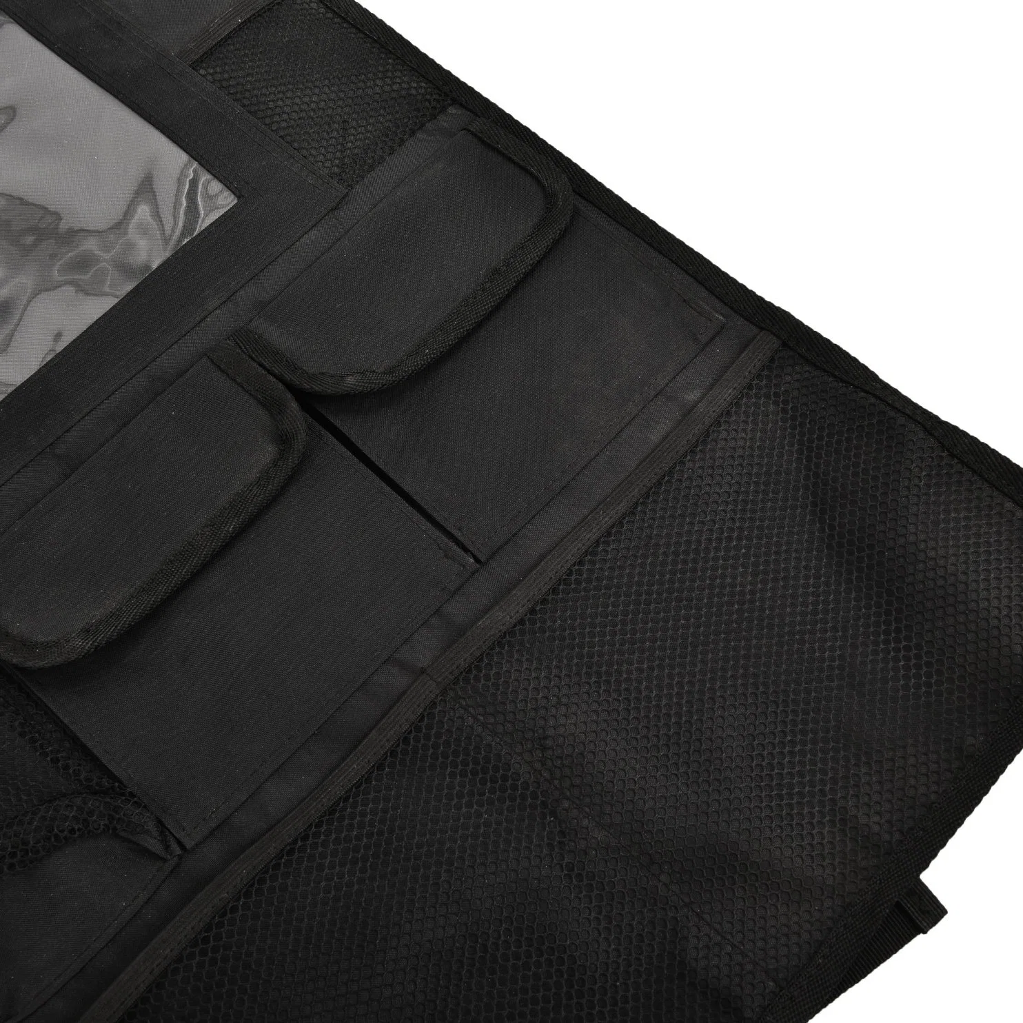 Black Strong Storage Bag Multiply Pockets Simply Design