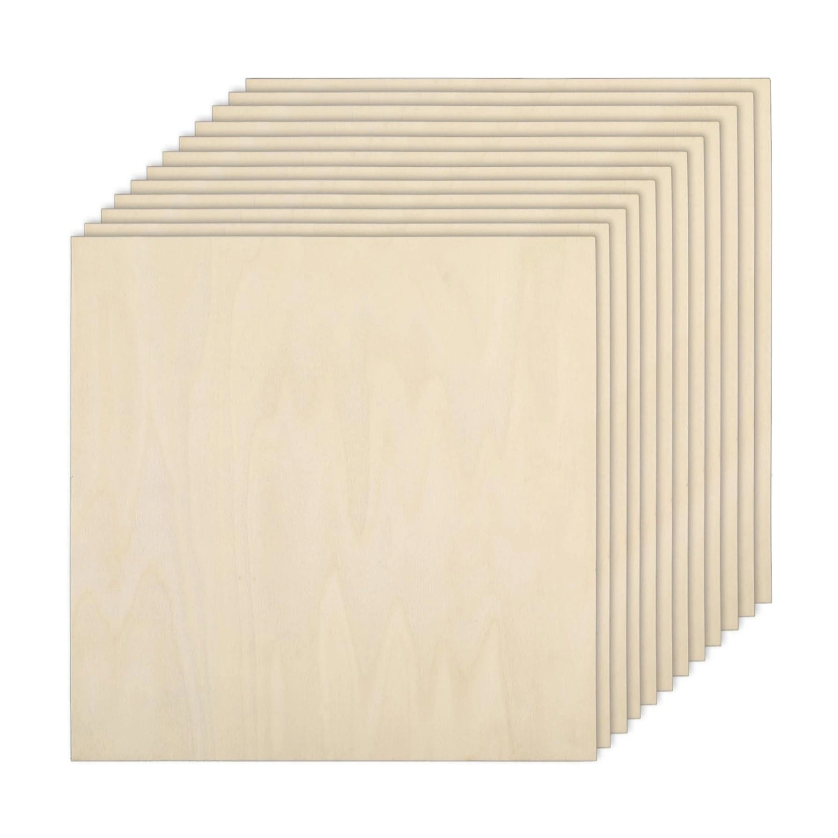 Square Basswood Plywood Sheets Unfinished 12 Inch Board for Grave Painted