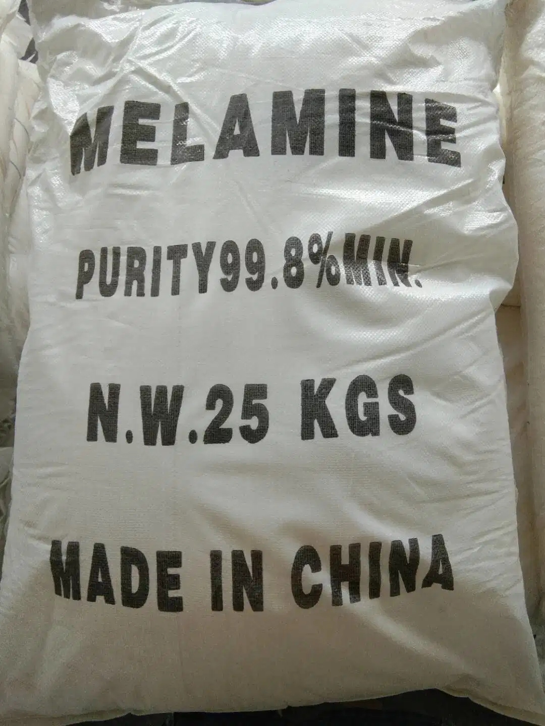 Melamine in Storage Loading Directly