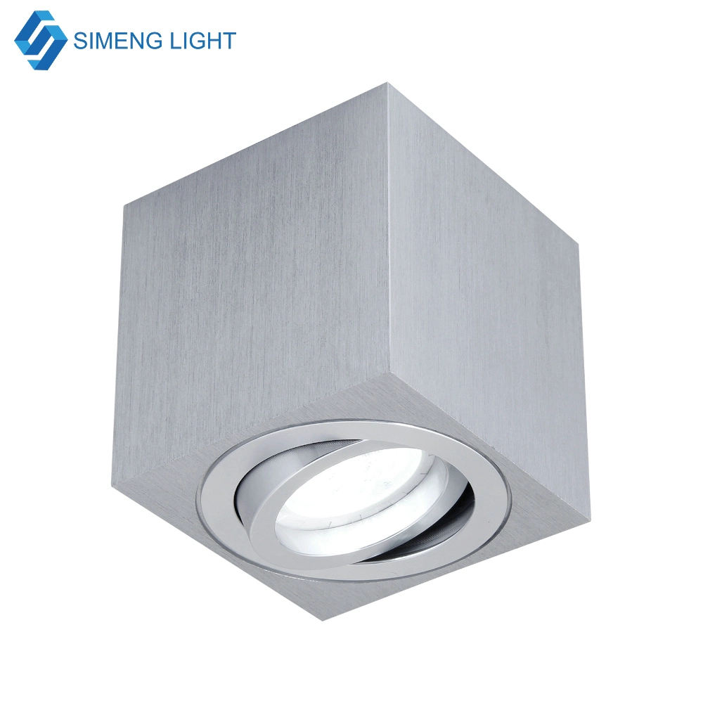 Plafond lampe LED Downlight Spotlight réglable 9W de l'éclairage lumière carré RoHS CE