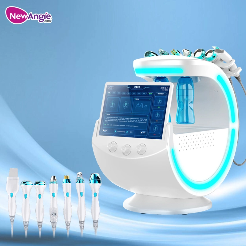 Jet Spray Facial Portable Glass Jetpeel Device Injection Beauty Instrument Oxygenation CO2 Oxygen Bubble Therapy Facial Machine