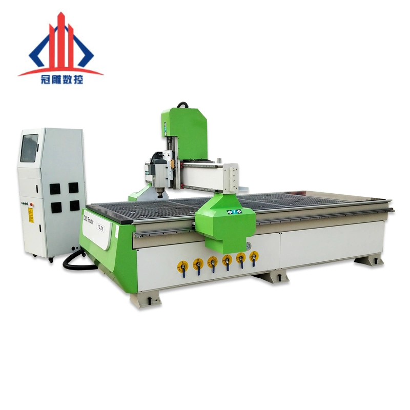 1325 Wood CNC Router with Vacuum Table Dust Collector Servo Motor DSP Control