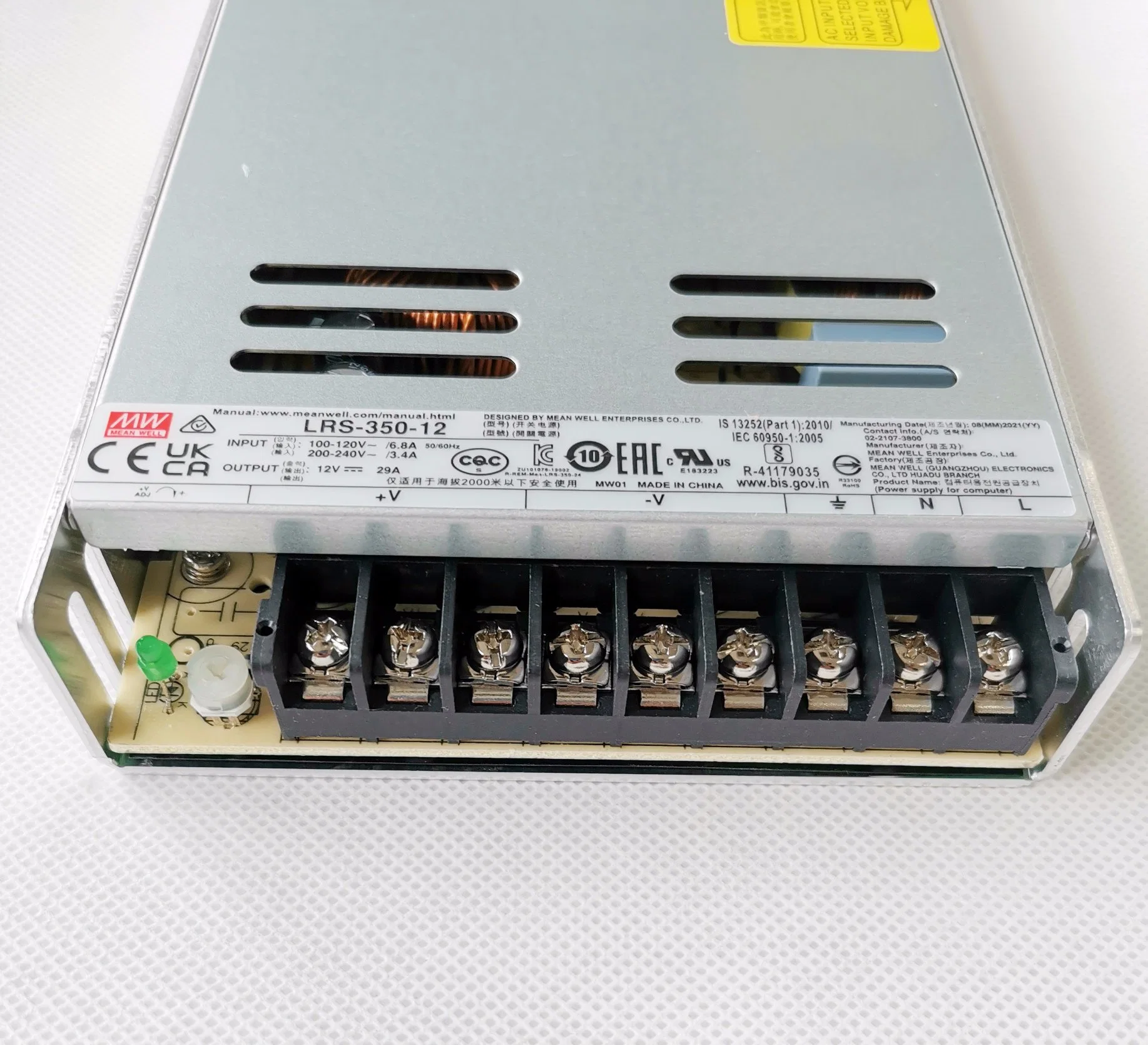 12V 30A Switch Power Supply Lrs-350-12 with Fan