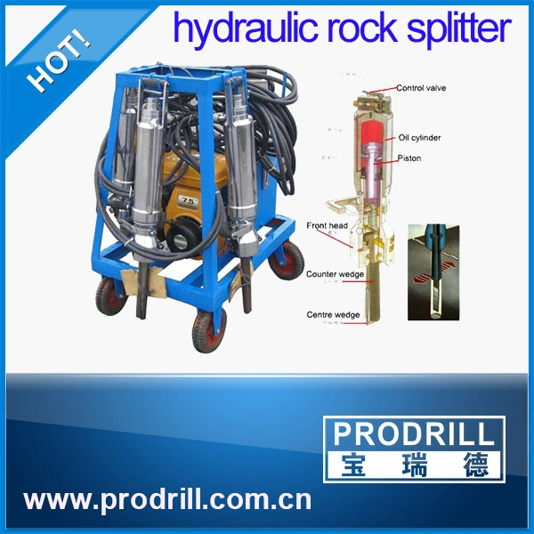 Near Silent Operation Hydraulic Concrete Rock Splitter for Demolition