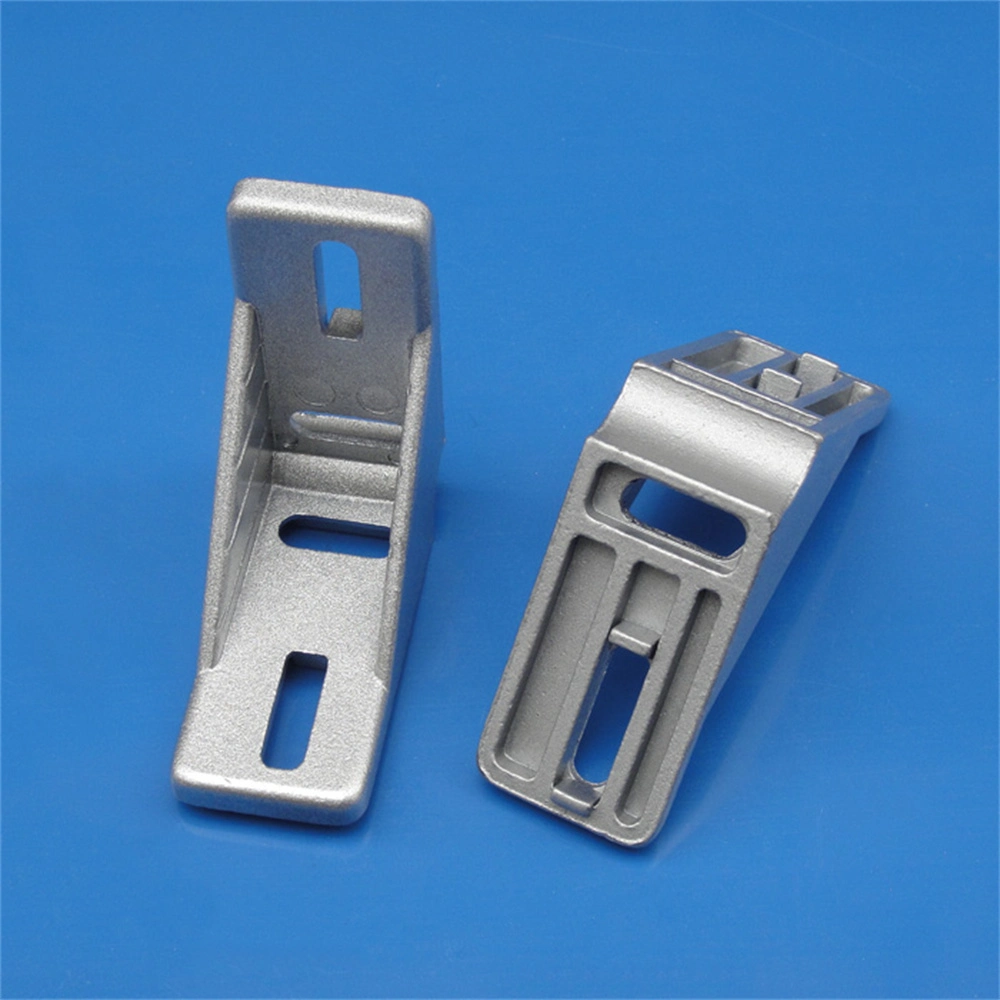 Zn-Alloy Gusset Element Slot 6 Corner Angle Brackets Connector Fasten Connector