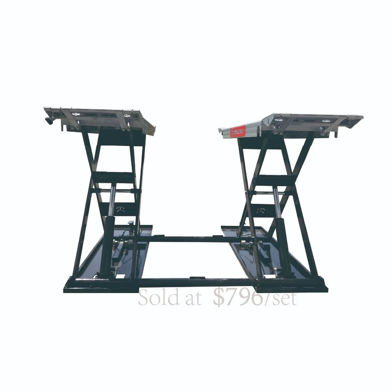 1.2m Hydraulic Auto Scissor Car Lift Work Shop Lifting Equipment