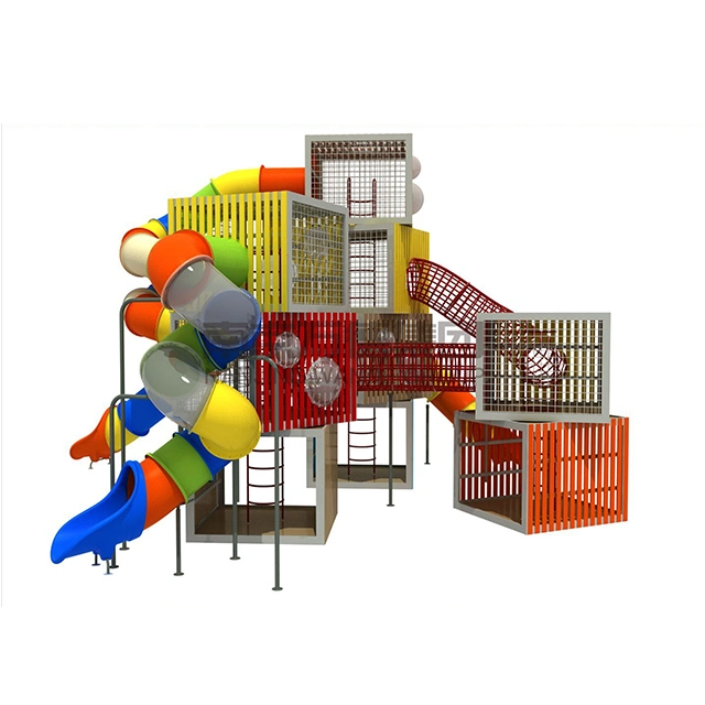 Children Huge Tower Amusement Park Water Playsets Customizable Games Play Ground Outdoor Wooden Slide Playground Equipment