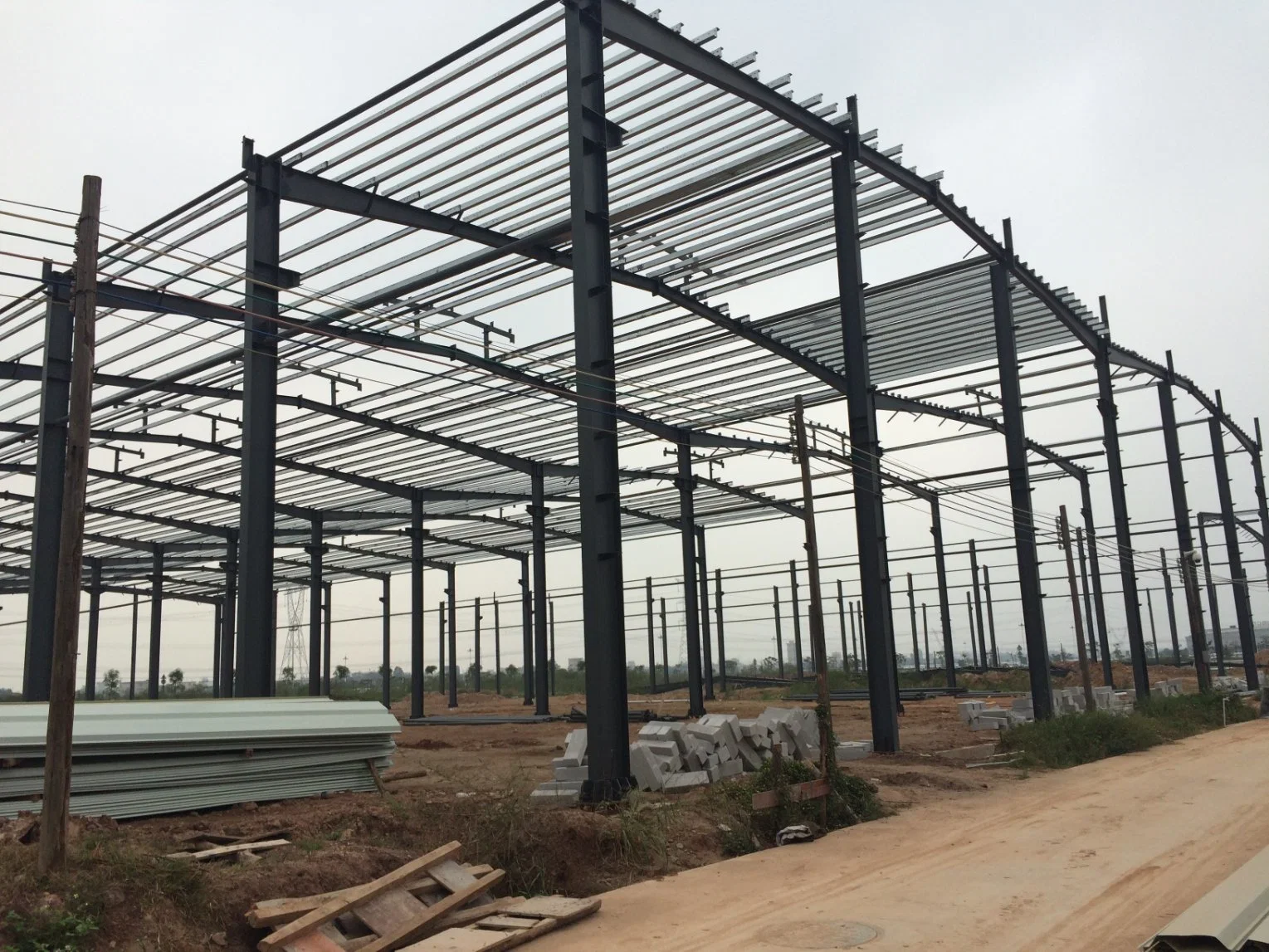 2020 High quality/High cost performance  Factory Warehouse Customized Design Building Steel Structure Frame