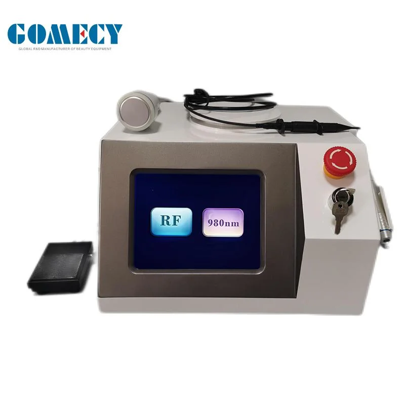 High quality/High cost performance  Professional RF+980nm Vein Removal Nails Fungus Removal Physiotherapy Instruments