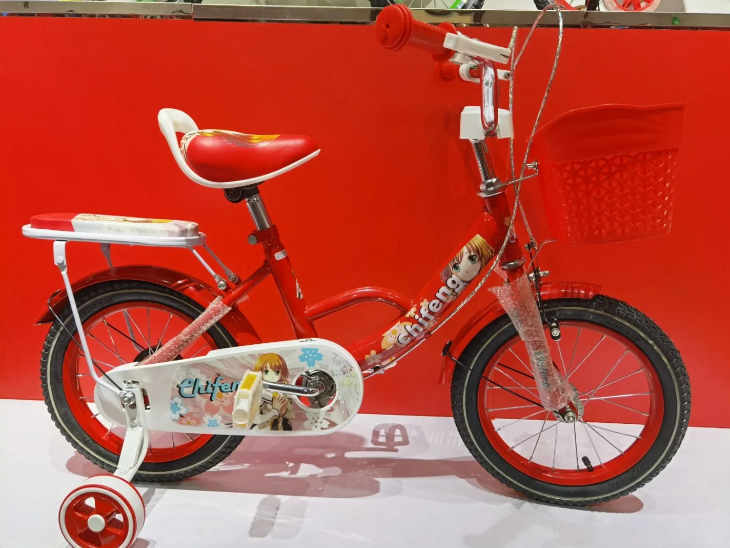 Estrutura em aço carbono de alta velocidade de alta qualidade de 14/16/18 polegadas Bicicleta dobrável para crianças de 3-13 anos