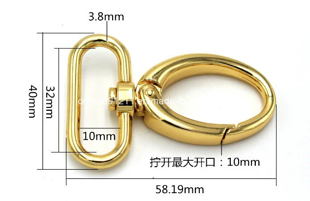 Fashion Design Metal Hook for Bag Accessories