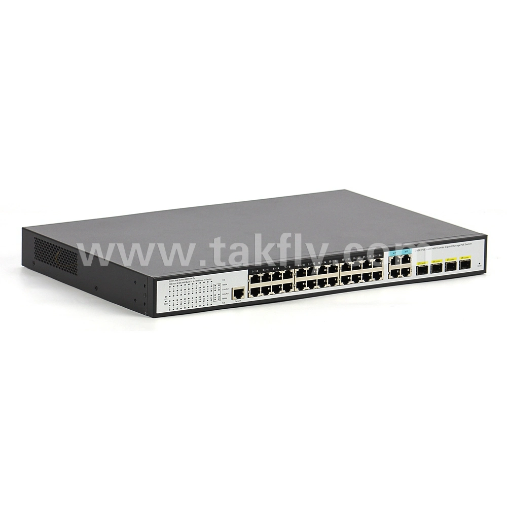 Poe Switch 24 Port 10/100/1000m Gigabit Industrial Best Ethernet Poe Switch