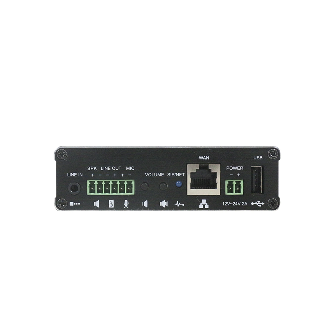 Professional Hot Selling Top Seller OEM SIP Poe Amplifier with HD Audio and Function-Rich Interfaces SIP PA System