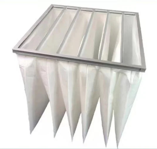 HVAC F5 Taschenfilter Synthetische Faser mit Aluminium Rahmen Beutel Filter