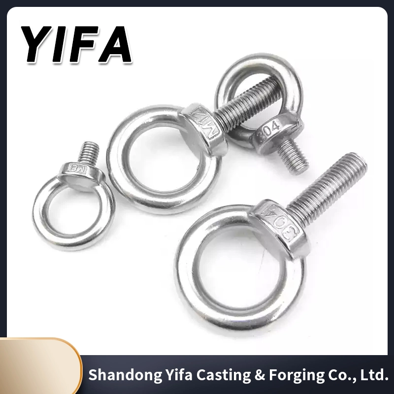 Wholesale Hardware Rigging DIN580 Carbon Steel Drop Forged Galvanized Lifting Eye Bolt with Metric Thread