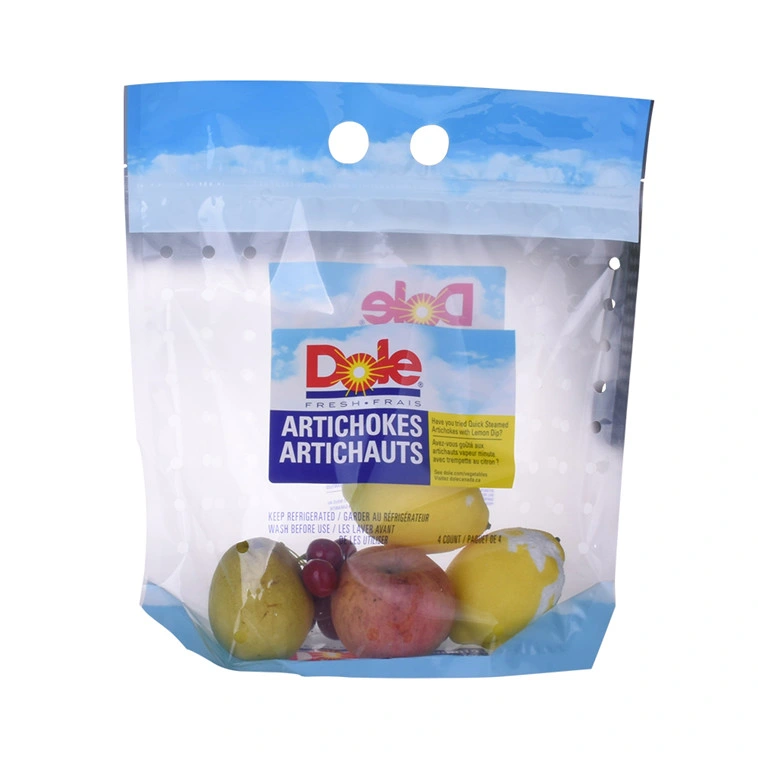 Self Seal Zipper Plastic Retail Packaging for Grape Bags