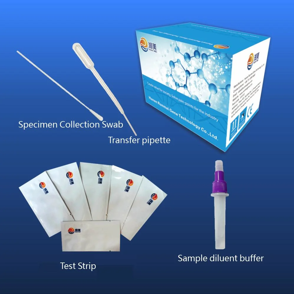 CE Approved New Gene Coil Antigen Self-Test, Non-Professional Test, Home Test Kit Sputum Test Self Testing Card