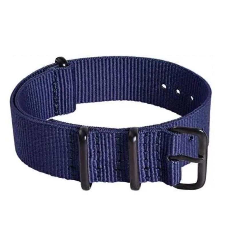 Nylon Watch Band Strap with Stainless Steel Buckle