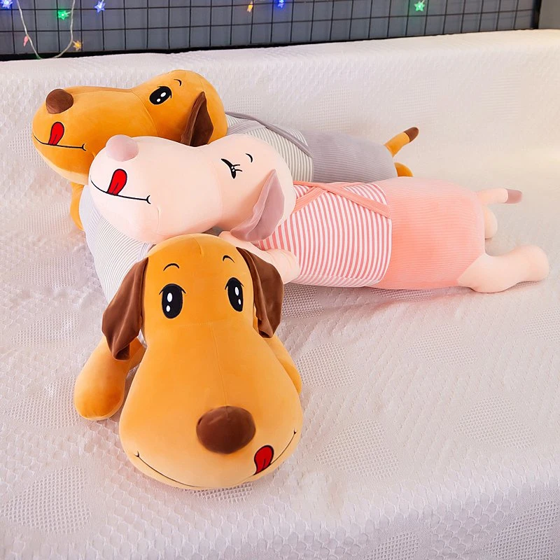 Plush Toy Wholesalers Carrying Dog Long Dog Pillow Soft and Comfortable Dog Pillow