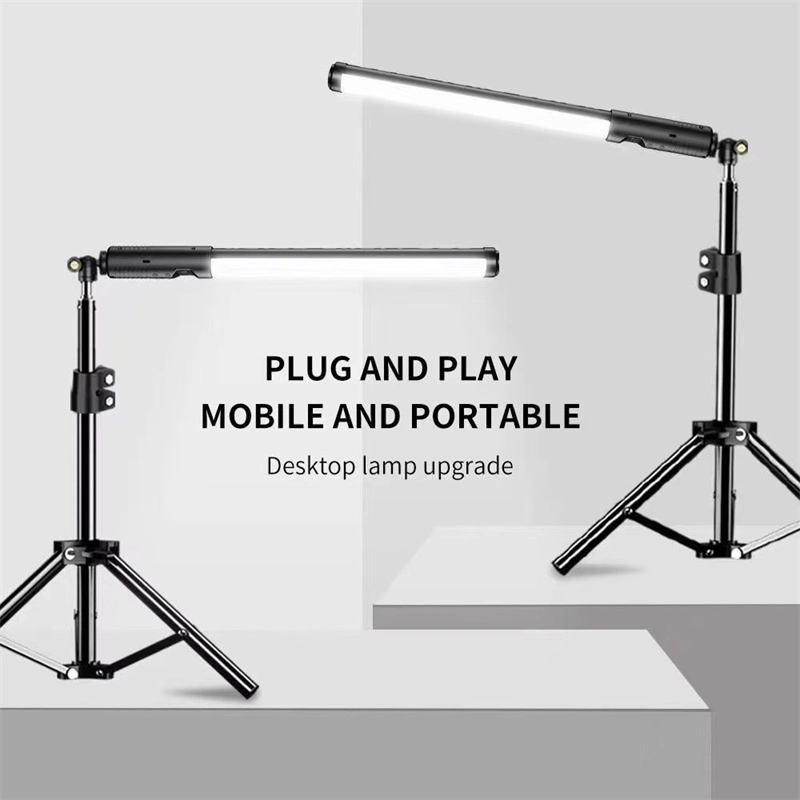 Luz LED de lápiz de vídeo de color RGB portátil y luz de CRI 85+ lámpara de estudio de fotografía Iluminación fotográfica