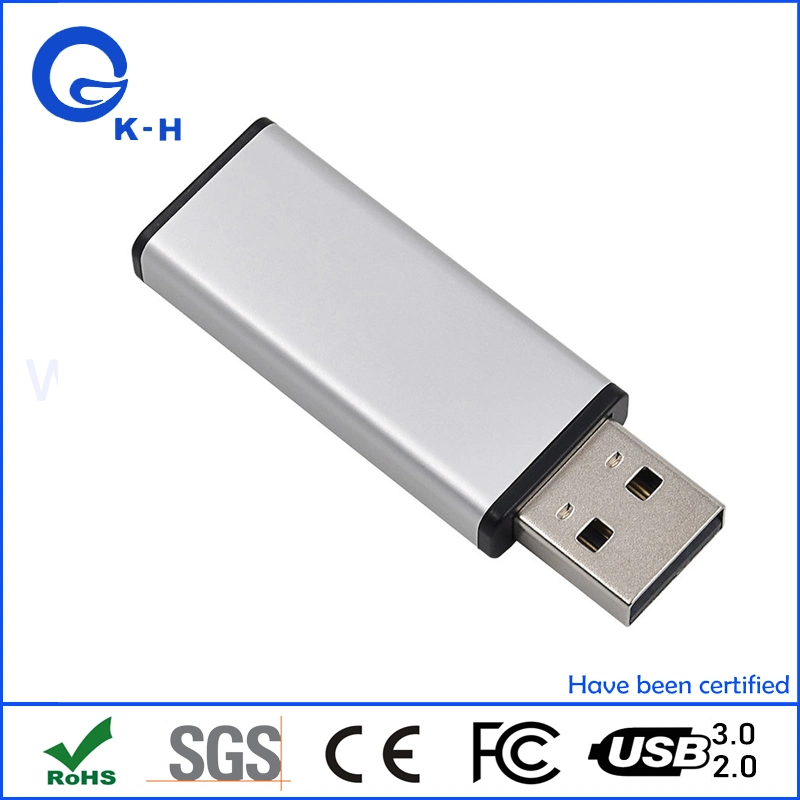 ذاكرة فلاش USB 2.0 3.0 سعة 16 جيجابايت من الألومنيوم المعدني الكلاسيكي