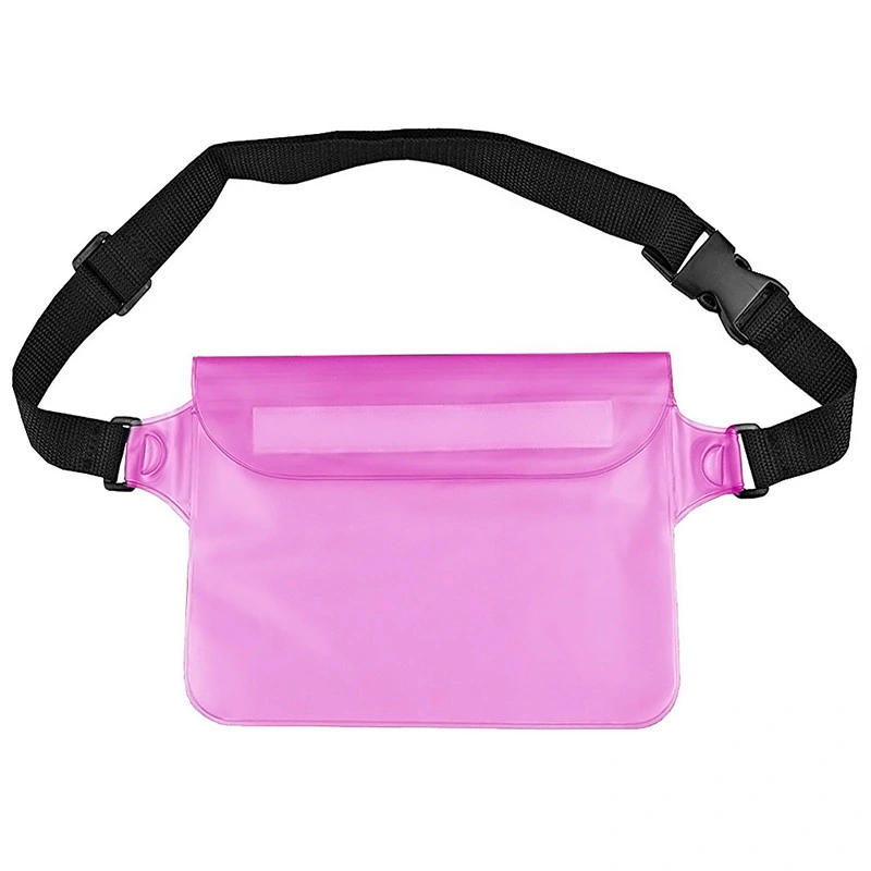 Waterproof Pouch Bag Case Waist Strap for Beach Swim, Boating Protect Phone, Camera, Cards, Cash, Passport From Water, Sand, Dust