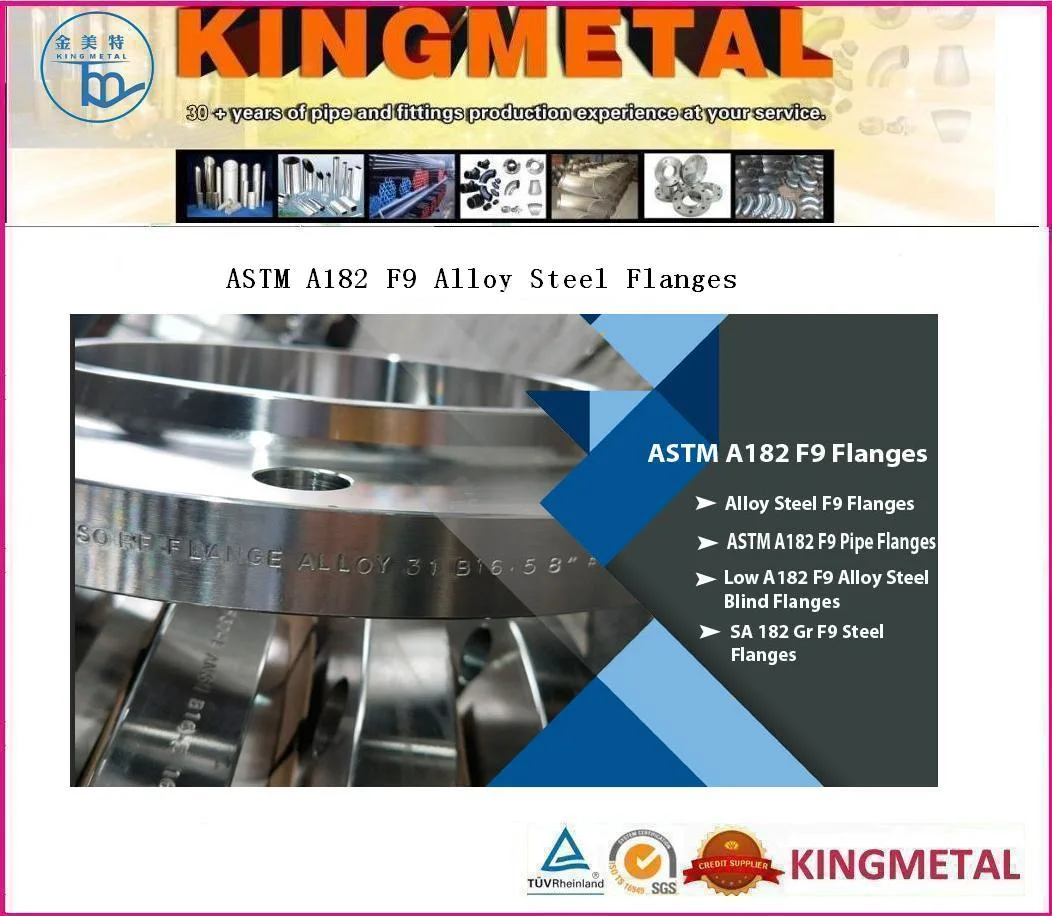 ASTM A182 F9 Las bridas de acero de aleación