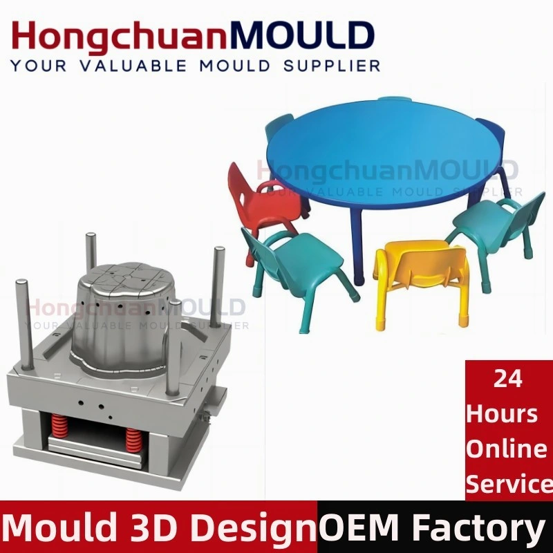 Plastic Stool Mold Household Adult Thickened Round Chair Injection Mould