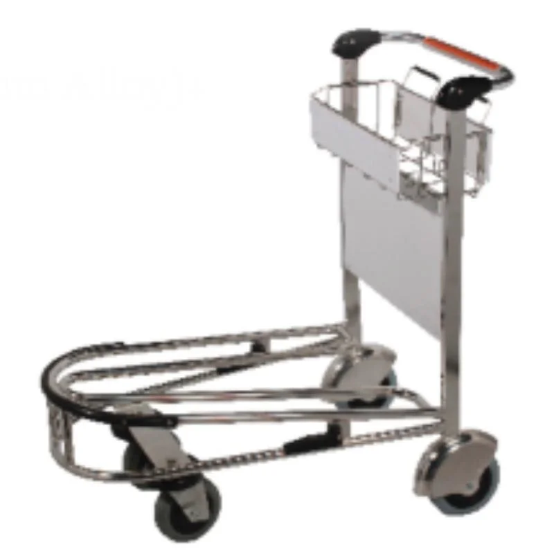 Good Quality Airport Luggage Carts, Carry Luggage, Luggage Cart Silver Gold Steel