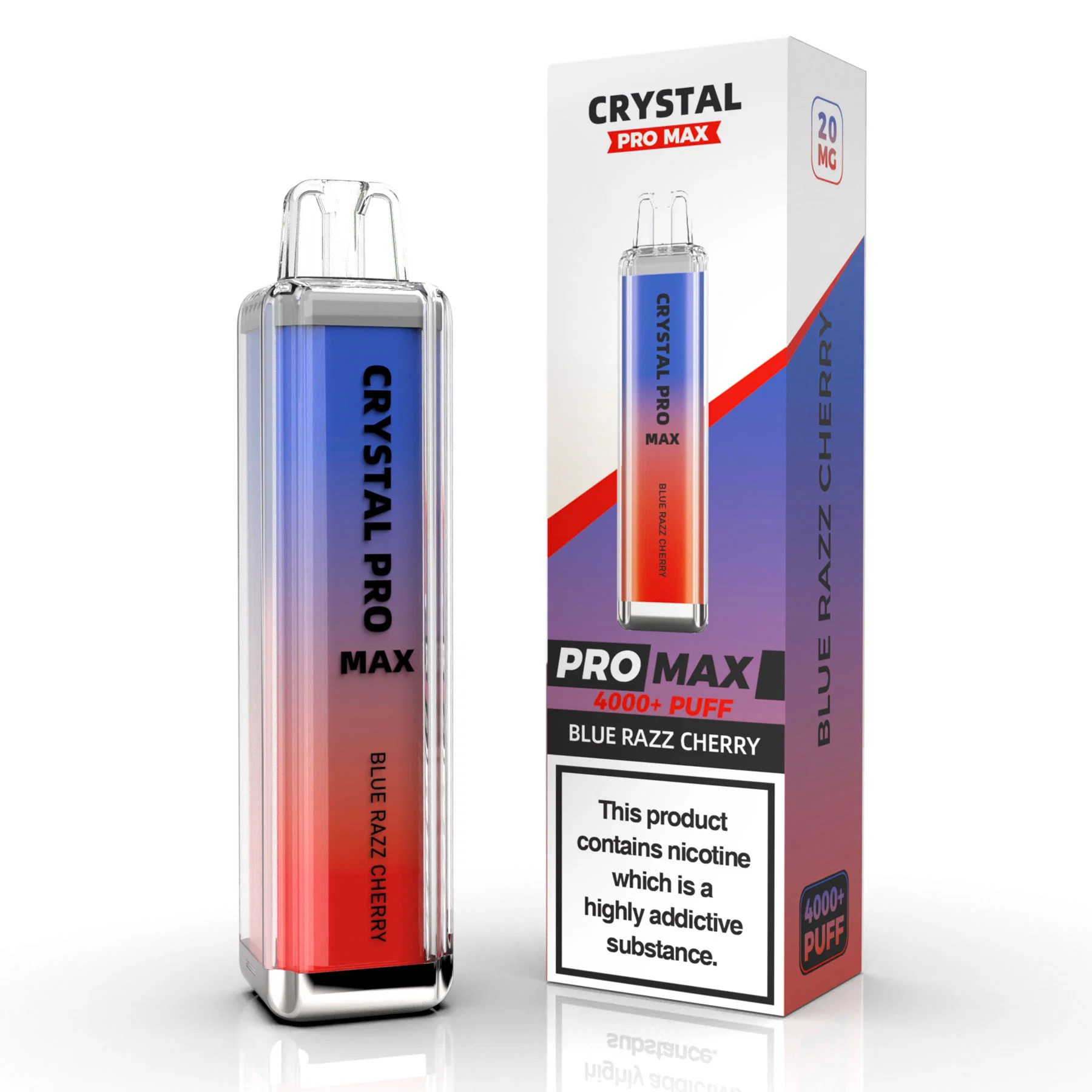 Vapeurs Crystal Legend Wape Mesh Coil 4000 Puff Bar Vaper Bo 4000 Crystal Vape Electronic Cigarette Wholesale E Cigarette