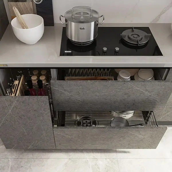 XY entrega rápida American Custom Modular Modern Design Home Kitchen Armário de cozinha para móveis