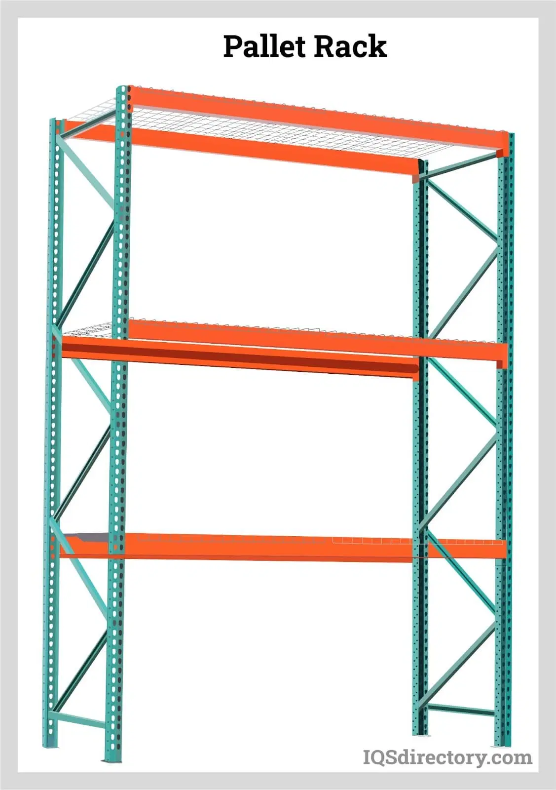 Industrage Warehouse Rack Storage Rack Heavy Duty Pallet Rack