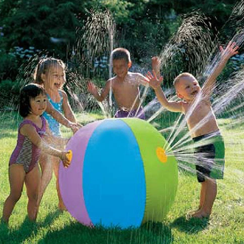 PVC Sommer Wasser Splash Spielzeug Aufblasbare bunte Wasser Sprinkler Ball