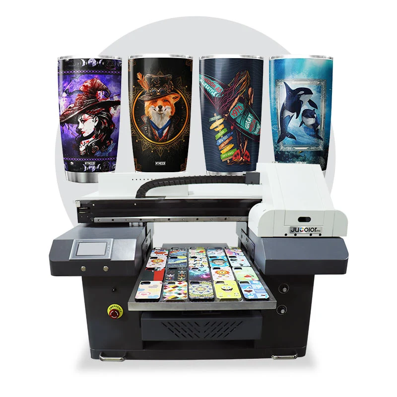 Jucolor Fast Speed High Resolution 4060 UV Printer for Ceramic Bottles