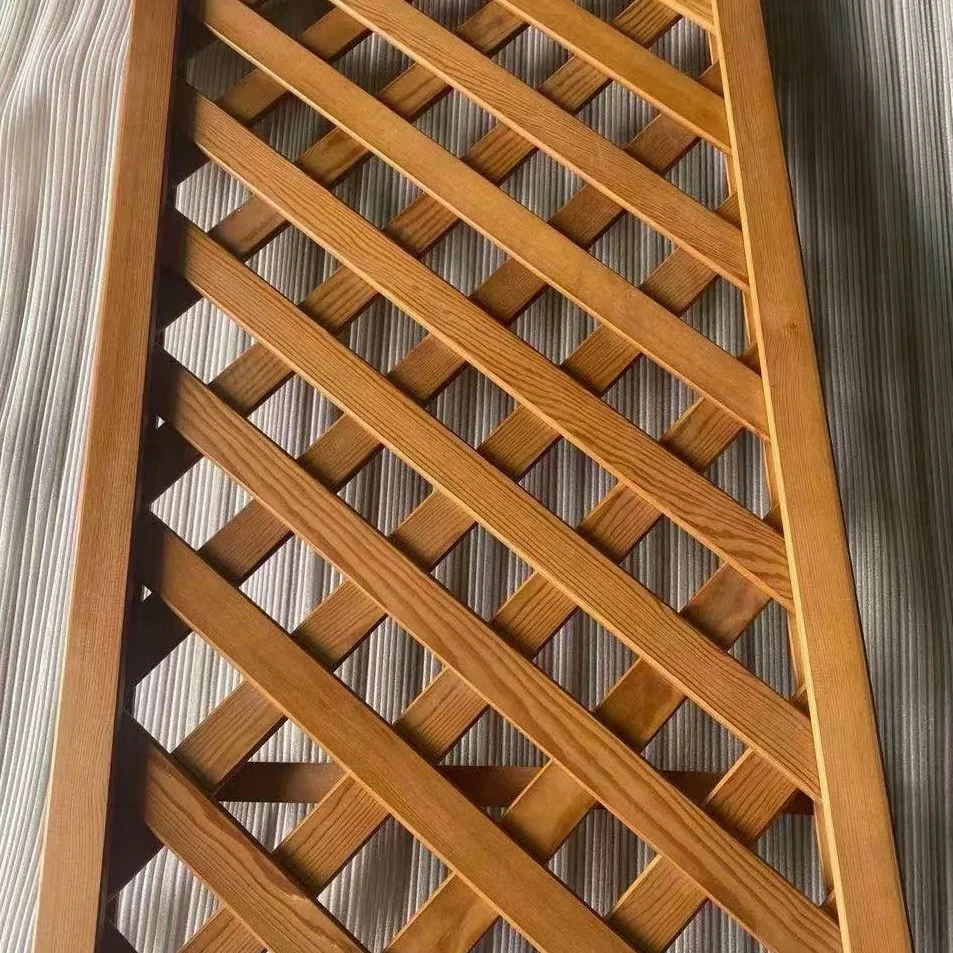 Carbonized/Thermo Wood Lattice Beam& Wooden Lattice