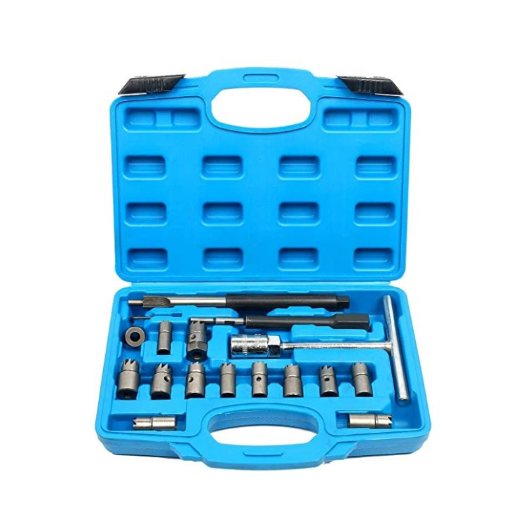 17PCS Universal Vehicle Injector Reamer Tool