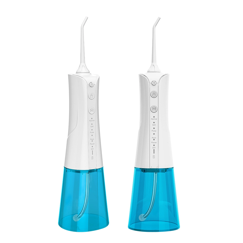 Hydropulseur Manuel Professionnel avec Réservoir de 300 ml, Mini Hydropulseur Oral sans Fil