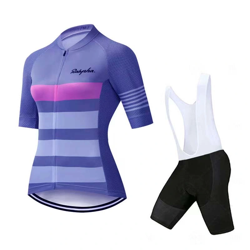 Großhandel Nylon Lycra Polyester Mesh Frauen Radfahren Jersey Radfahren tragen