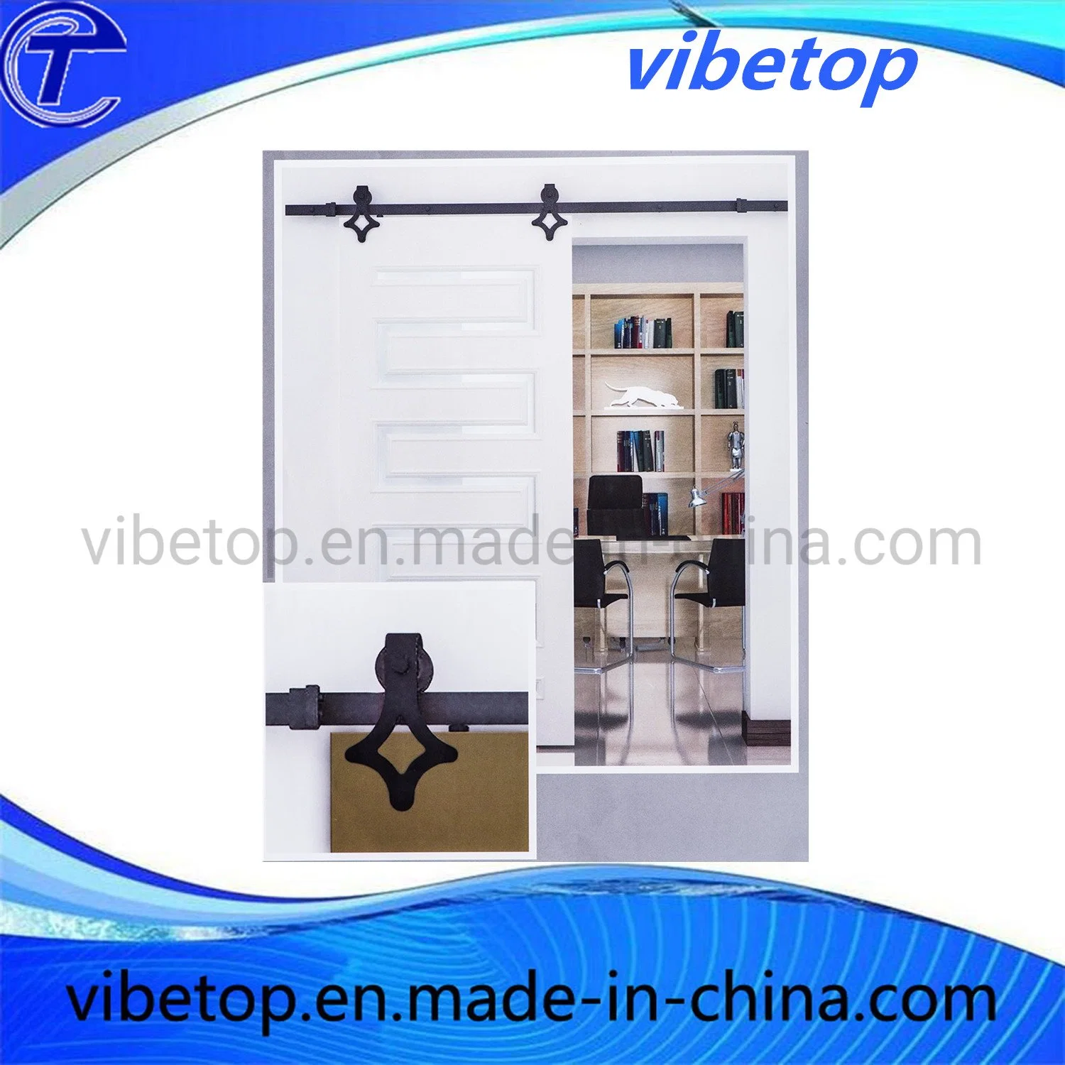 Sliding Door Accessory in Wood Barn Door (BDH-04)