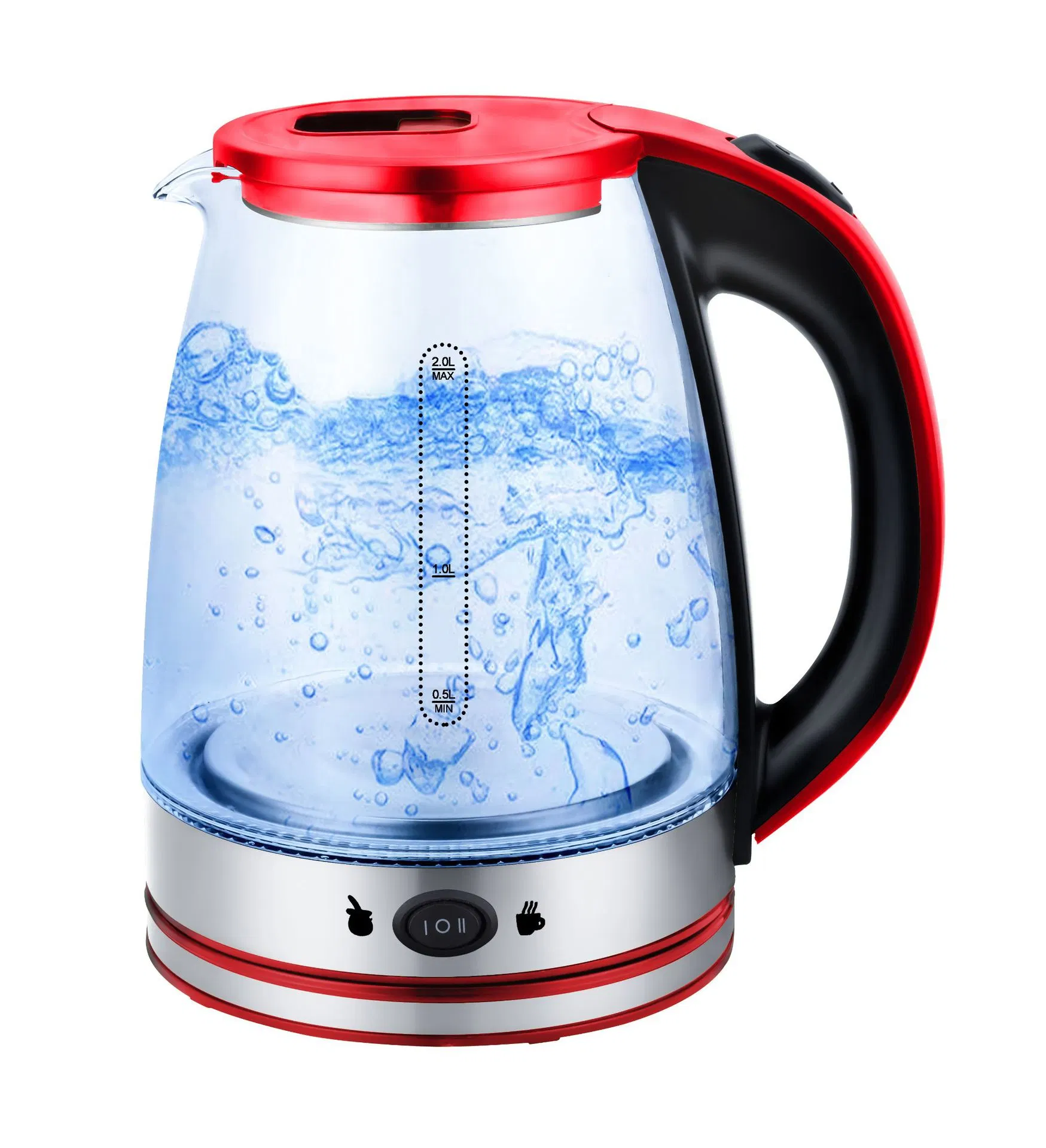 Hot Sale Wholesale/Supplier Price Argentine Yerba Mate Stainless Steel Glass Electric Kettle