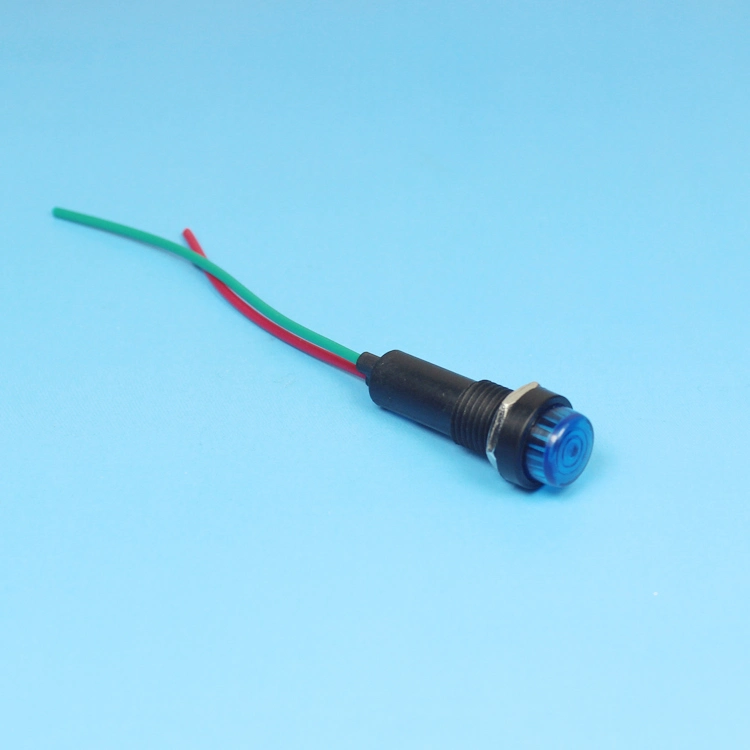 Wholesale/Supplier Direct Price 10mm Raised Round 220V Long Life Plastic LED Pilot Light Indicator