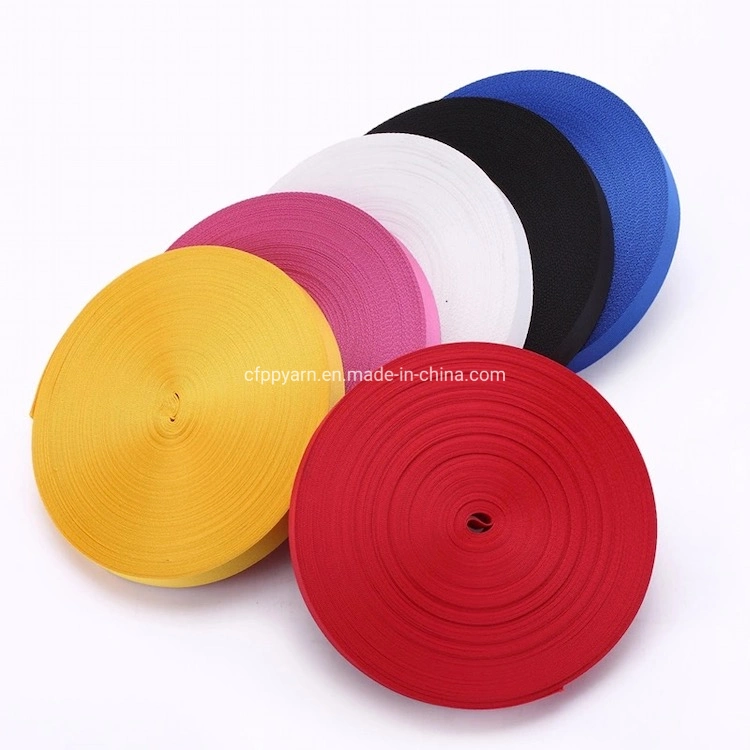 High quality/High cost performance  PP Woven Webbing PP Webbing Belt Multi Colorful PP Webbing
