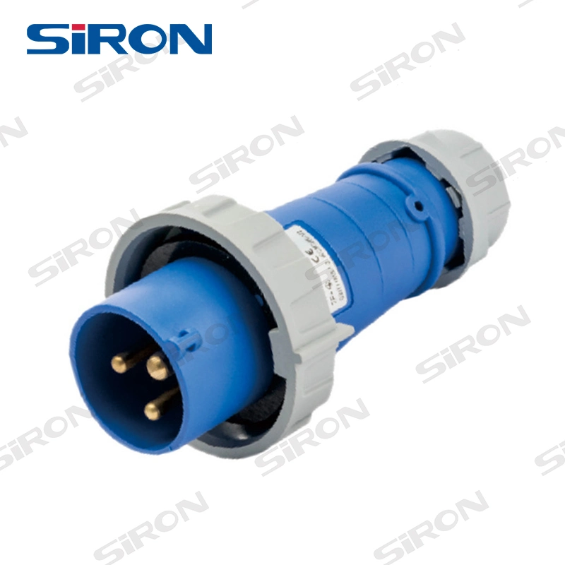 Conector macho industrial de inserción eléctrica móvil resistente al agua SIRON H603 IP67 16A/32A 3pin 4pin 5pin