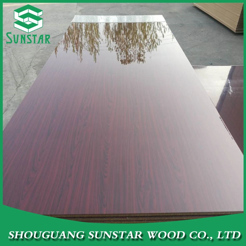 High Gloss UV Melamine Faced Laminated MDF Board