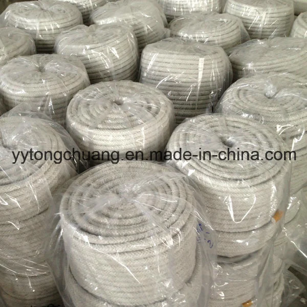 High Temp. Heat Resistance Ceramic Fiber Braided Round Sealing Rope