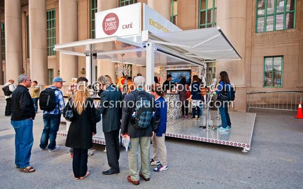 Mobile Container Restaurant Made by Solid Sea Container Houses