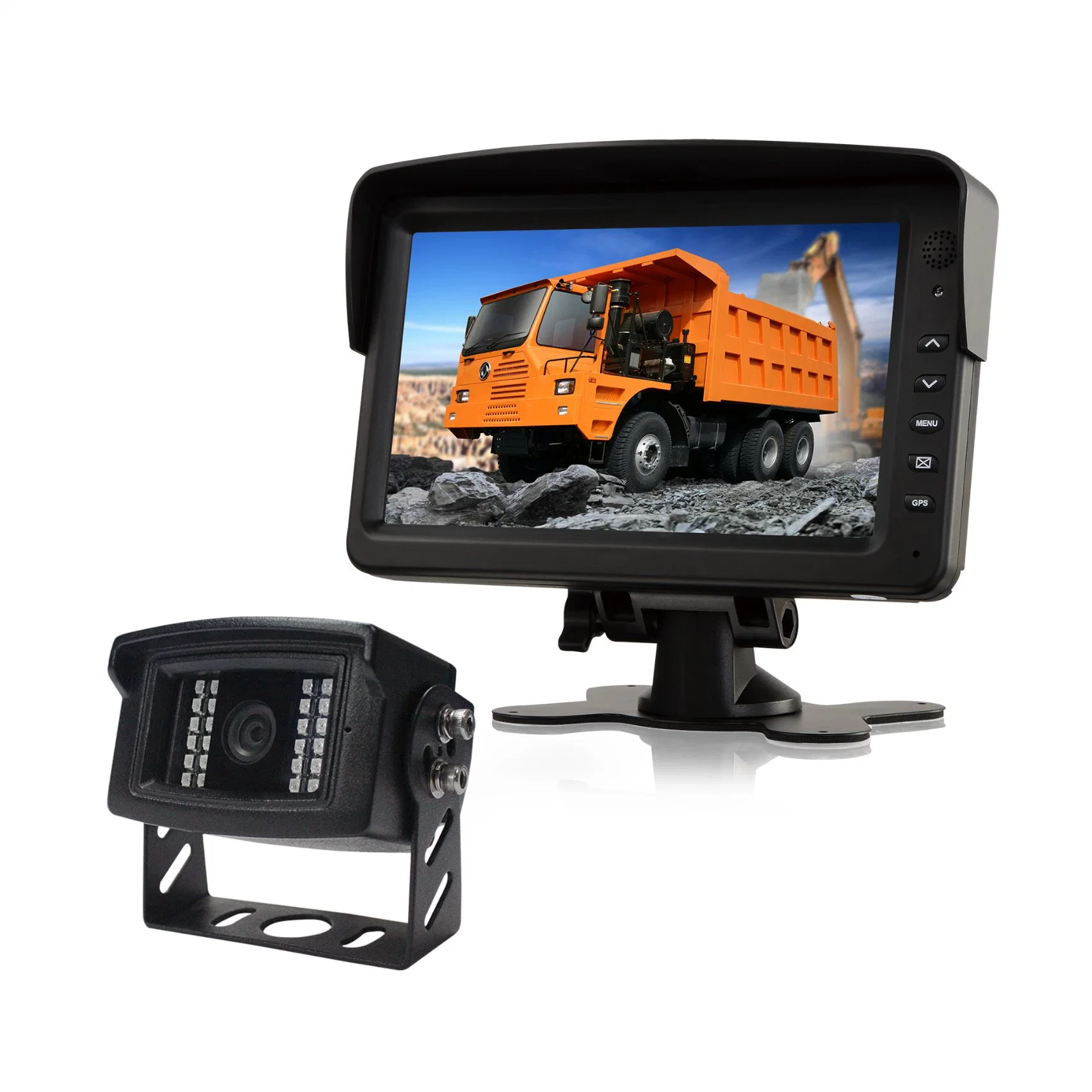 Color Digital Screen 2 AV Input 7 Inch Stand Alone Car TFT LCD Monitor